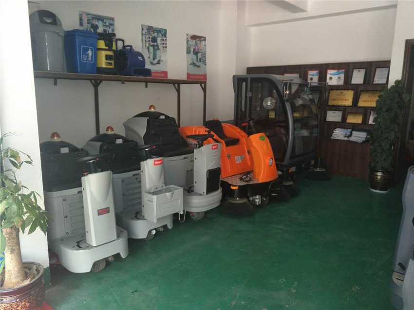 云南地霸清潔設備有限公司展廳一角